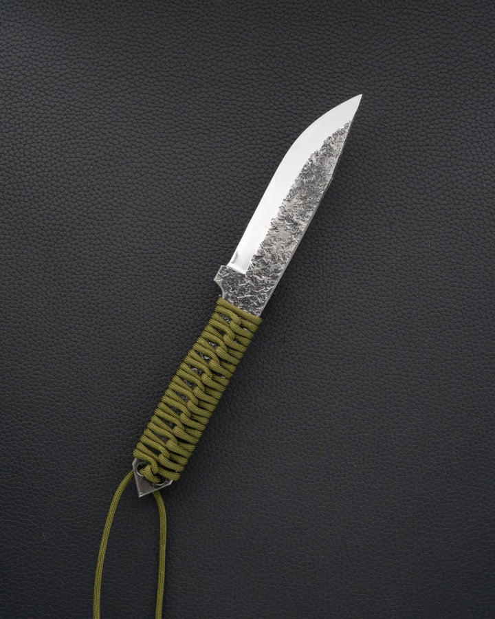 SEKI KANETSUNE Karasu Damascus Blue Steel Turkniv 120 mm tomatosharp