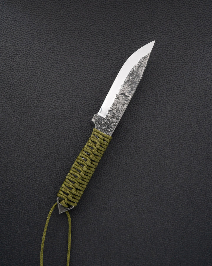 SEKI KANETSUNE Karasu Damascus Blue Steel Turkniv 120 mm