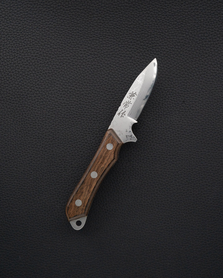 SEKI KANETSUNE Seseragi Damascus Blue Steel Turkniv 70 mm