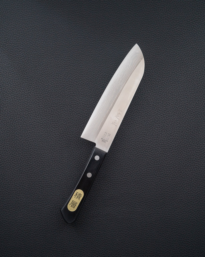 SHIBAMASA V5 Damascus Santoku 170 mm