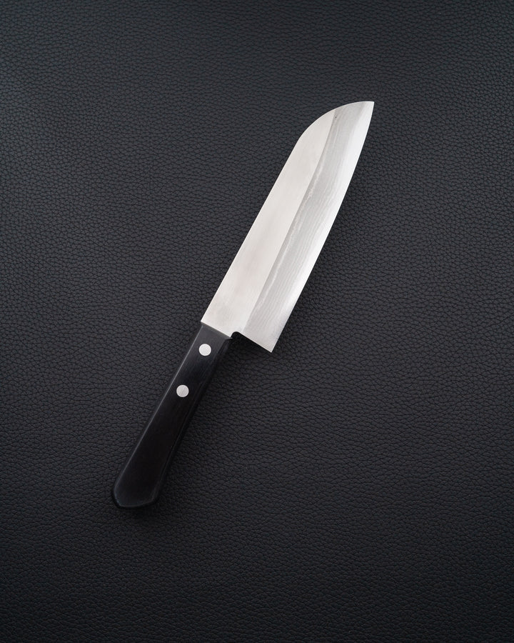 SHIBAMASA V5 Damascus Santoku 170 mm