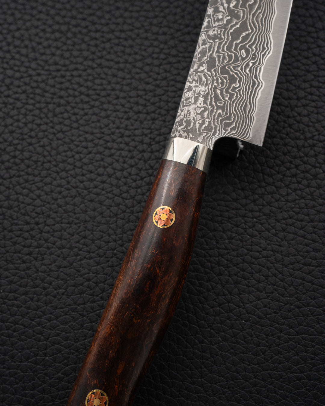 SHIGEKI TANAKA SG2 Damascus Ironwood Petty 135 mm