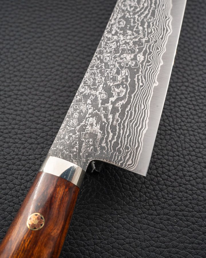 SHIGEKI TANAKA SG2 Damascus Ironwood Gyuto 180 mm