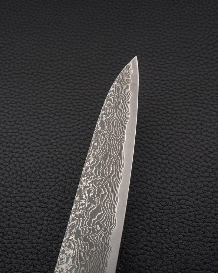 SHIGEKI TANAKA SG2 Damascus Ironwood Petty 135 mm