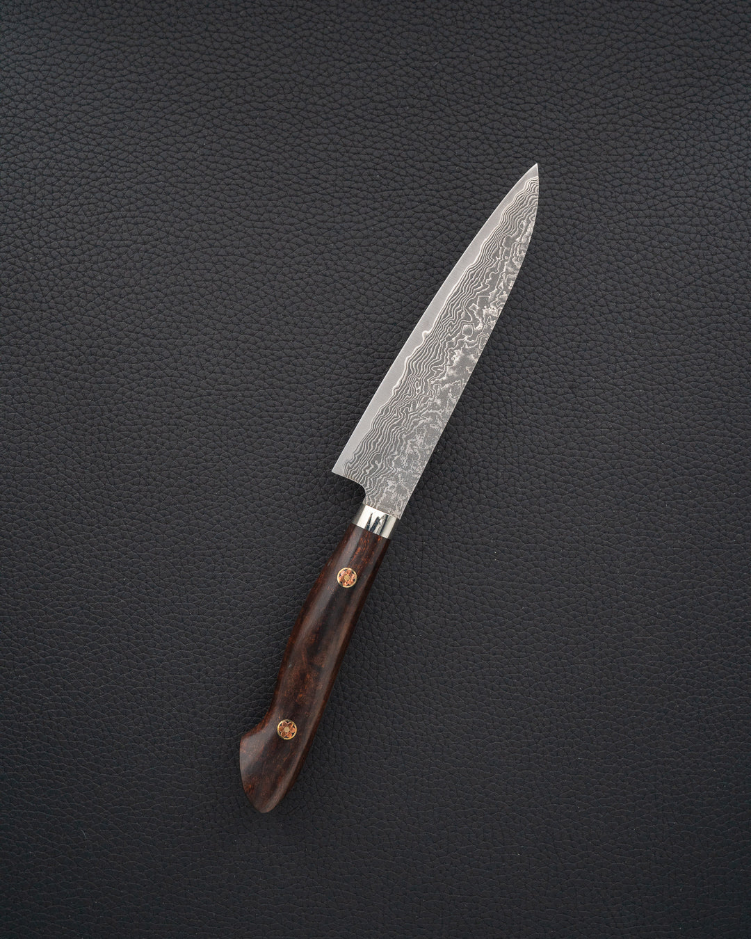 SHIGEKI TANAKA SG2 Damascus Ironwood Petty 135 mm