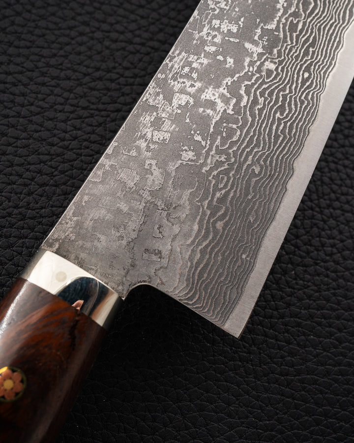 SHIGEKI TANAKA SG2 Damascus Ironwood Gyuto 240 mm