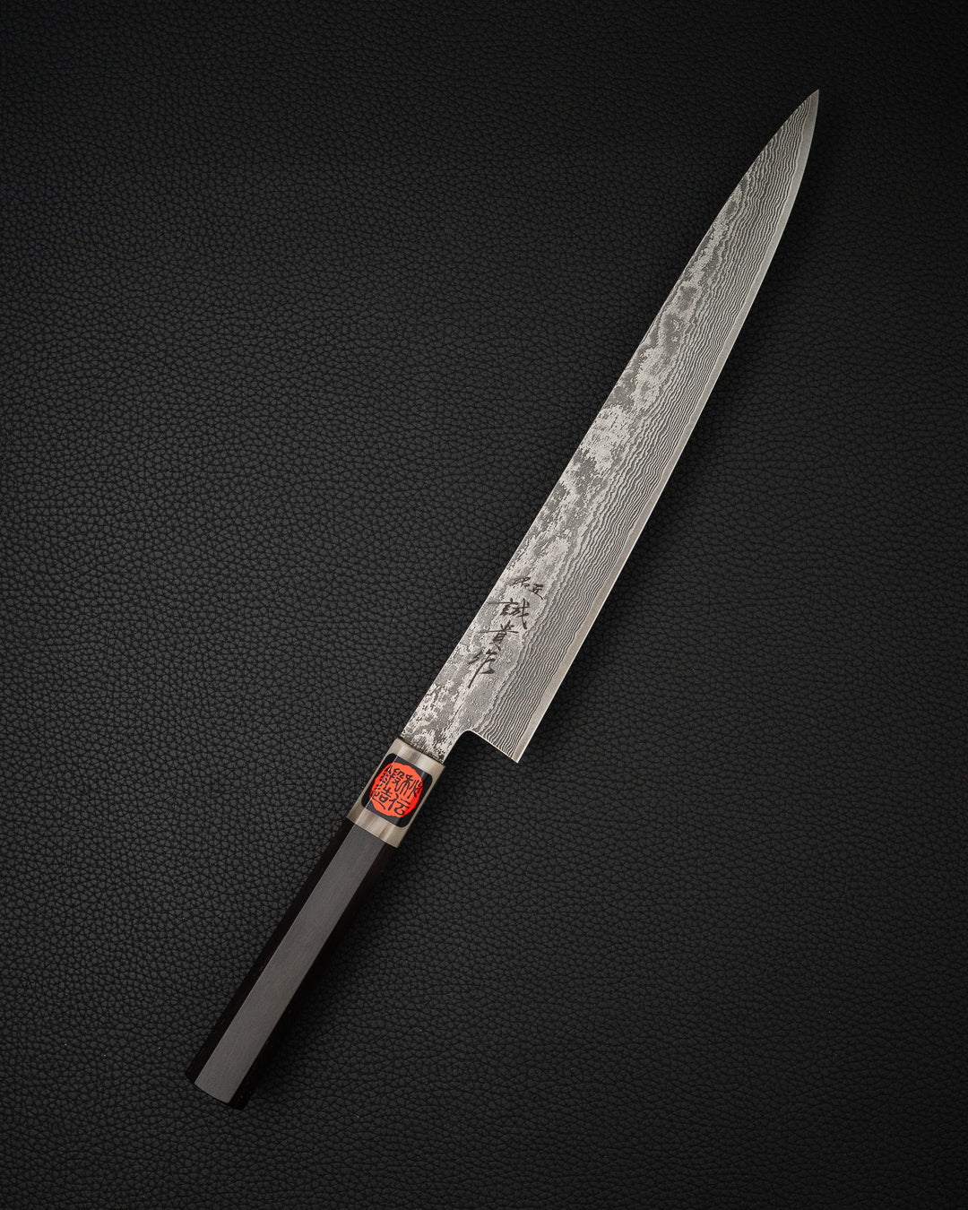 Trancheringskniv 270 mm, SHIGEKI TANAKA SG2 Damascus Sujihiki Shigeki Tanaka