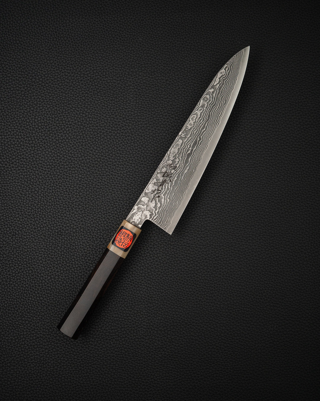 Kokkekniv 210 mm, SHIGEKI TANAKA SG2 Damascus Gyuto tomatosharp