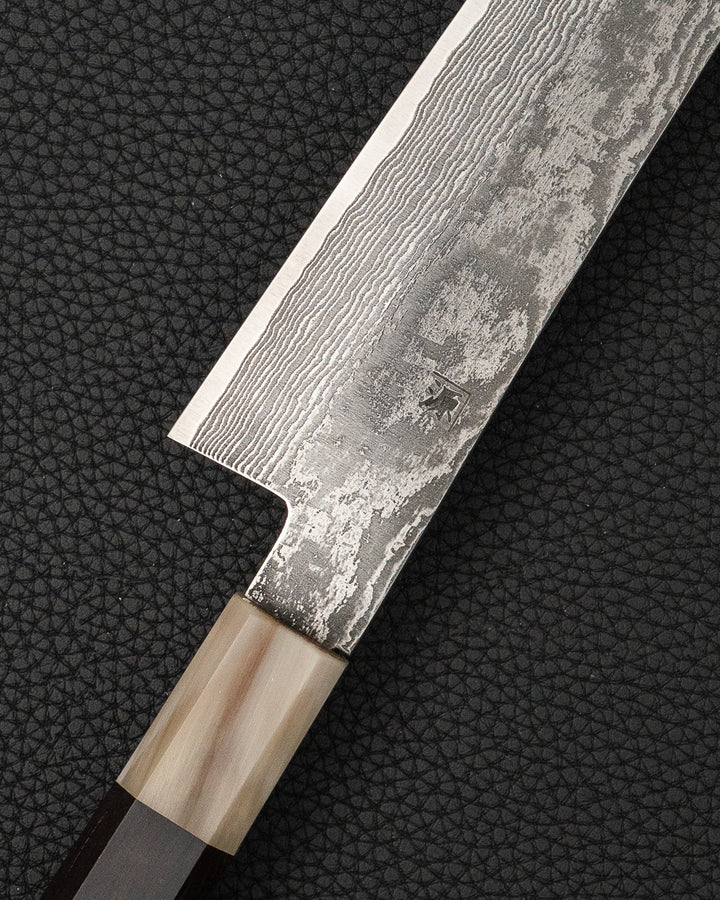 Trancheringskniv 270 mm, SHIGEKI TANAKA SG2 Damascus Sujihiki tomatosharp