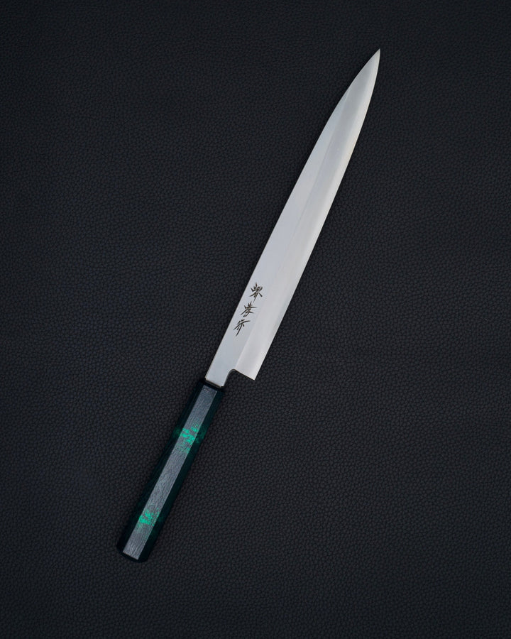 Sakai Takayuki Nanairo Green Tortoise Yanagiba 270 mm