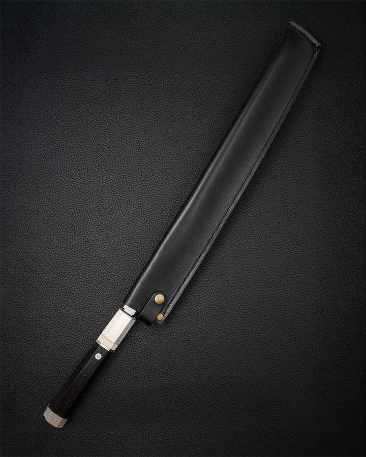 Yanagiba 390 mm, SAKAI TAKAYUKI Honyaki Mirror Kiritsuke Zangetsu tomatosharp