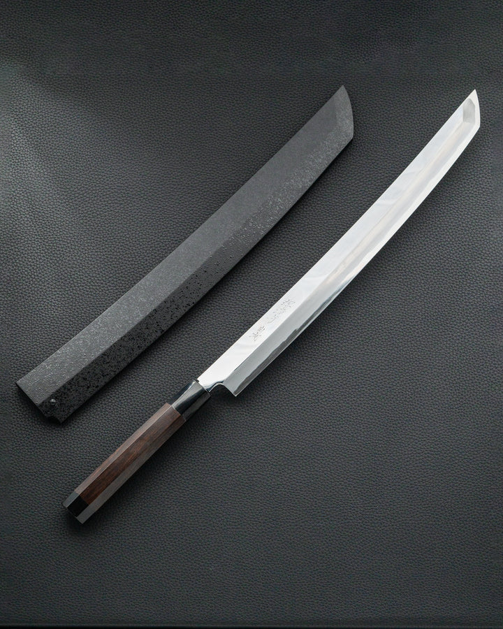 Sakai Takayuki Zangetsu Byakko Mirror Sakimaru Takohiki 390 mm