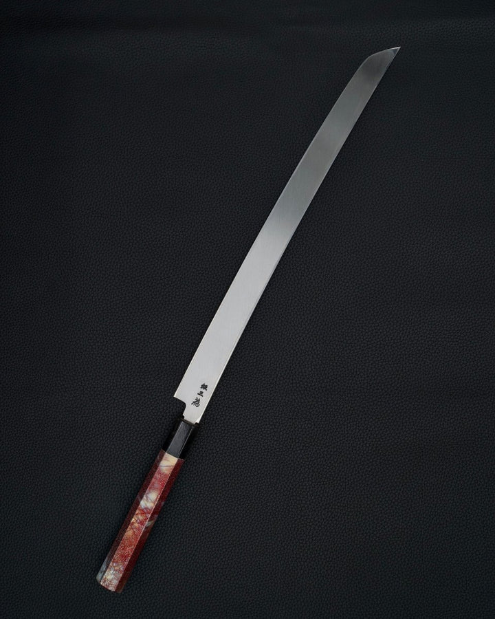 Sakai Takayuki Rinka Ginsan Sakimaru Takohiki 390mm tomatosharp