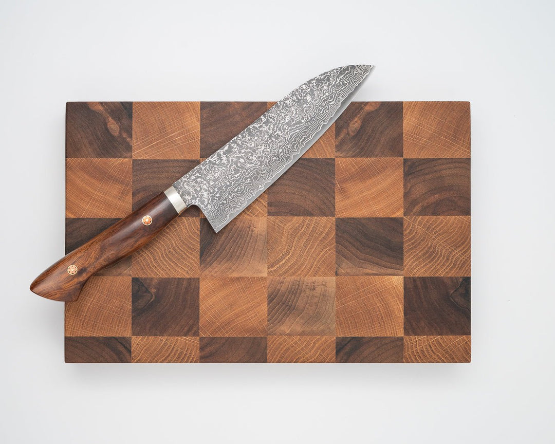 Skjærebrett, TS Endeved Eik og Valnøtt Sjakk (30x20cm) Tomatosharp