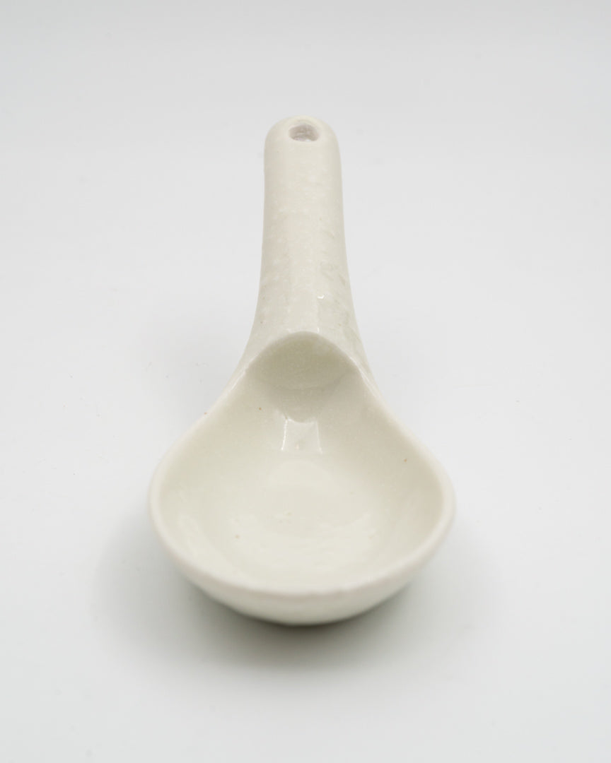 Skje 15 cm, MADE IN JAPAN Matt hvit tomatosharp
