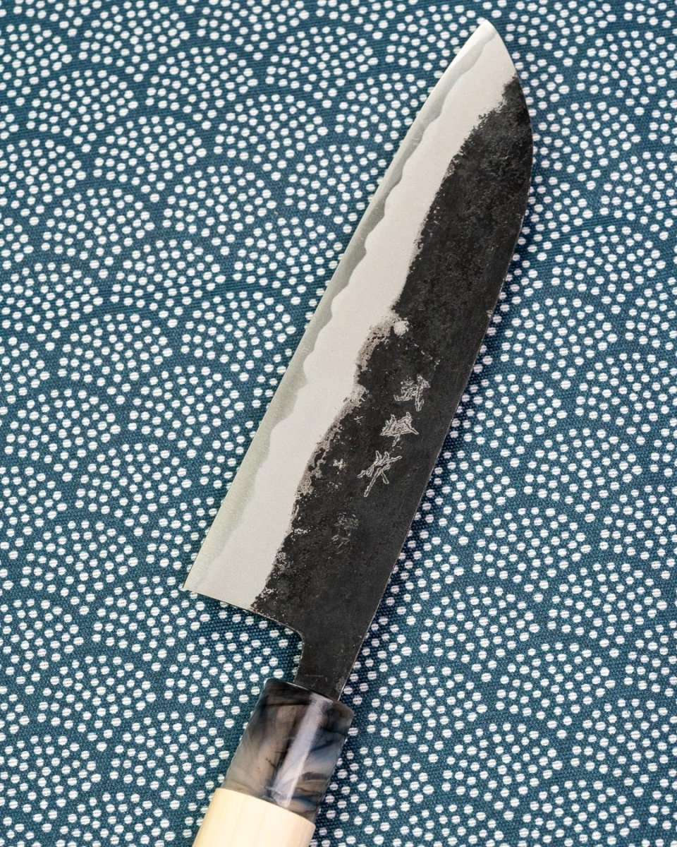 TAKEO MURATA Buho Kurouchi Santoku 165 mm tomatosharp