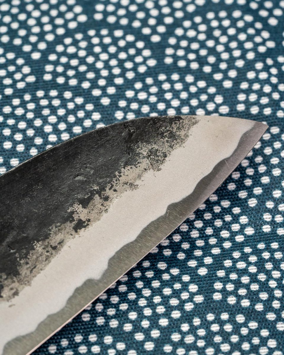 TAKEO MURATA Buho Kurouchi Santoku 165 mm tomatosharp