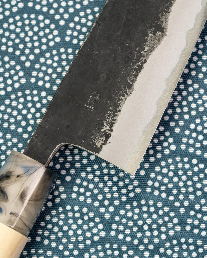 TAKEO MURATA Buho Kurouchi Santoku 165 mm tomatosharp
