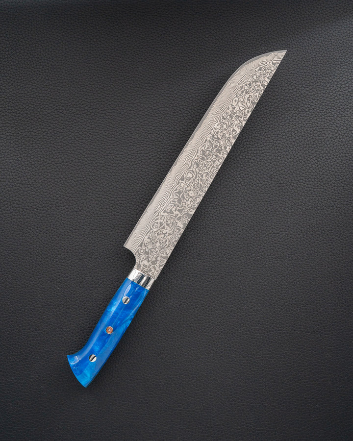 TAKESHI SAJI SG2 Kuro Blue Sakimaru Sujihiki 240 mm