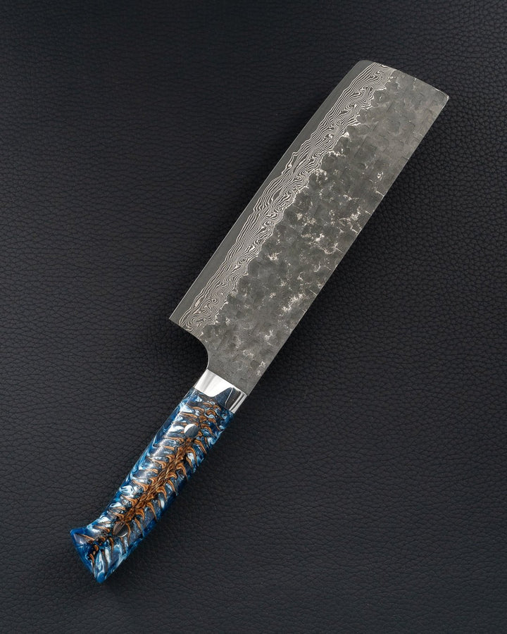TAKESHI SAJI V10 Cross Blue Pine Nakiri 170 mm Takeshi Saji