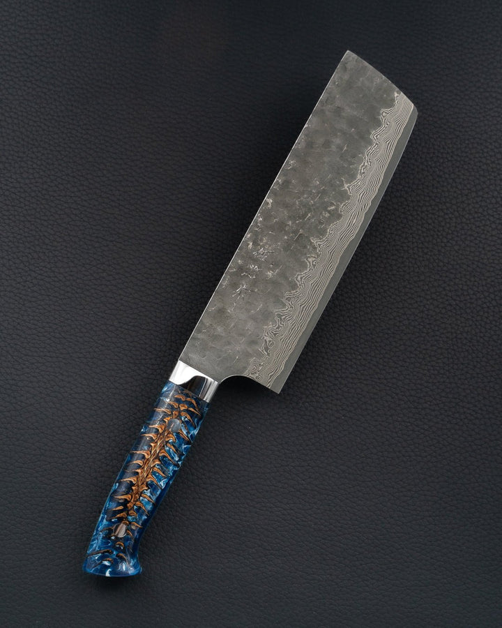 TAKESHI SAJI V10 Cross Blue Pine Nakiri 170 mm Takeshi Saji