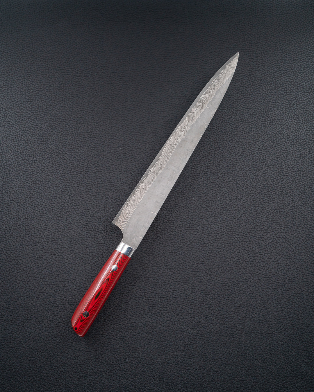 TAKESHI SAJI VG10 Cross Red Micarta Sujihiki 270 mm