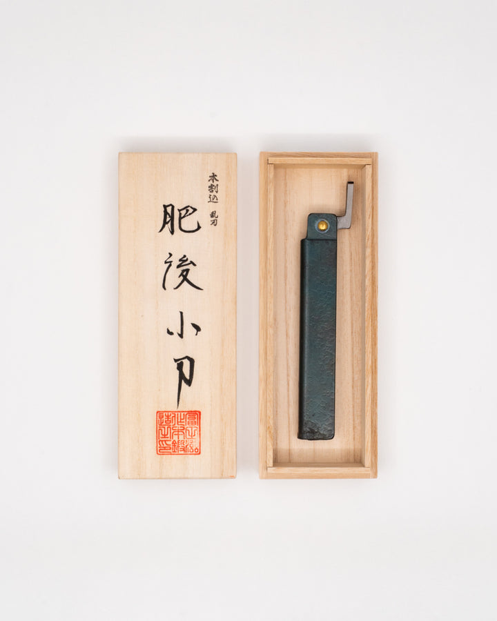 TOMITA White Steel Kengata Higo Kniv, Extra Large 95 mm tomatosharp