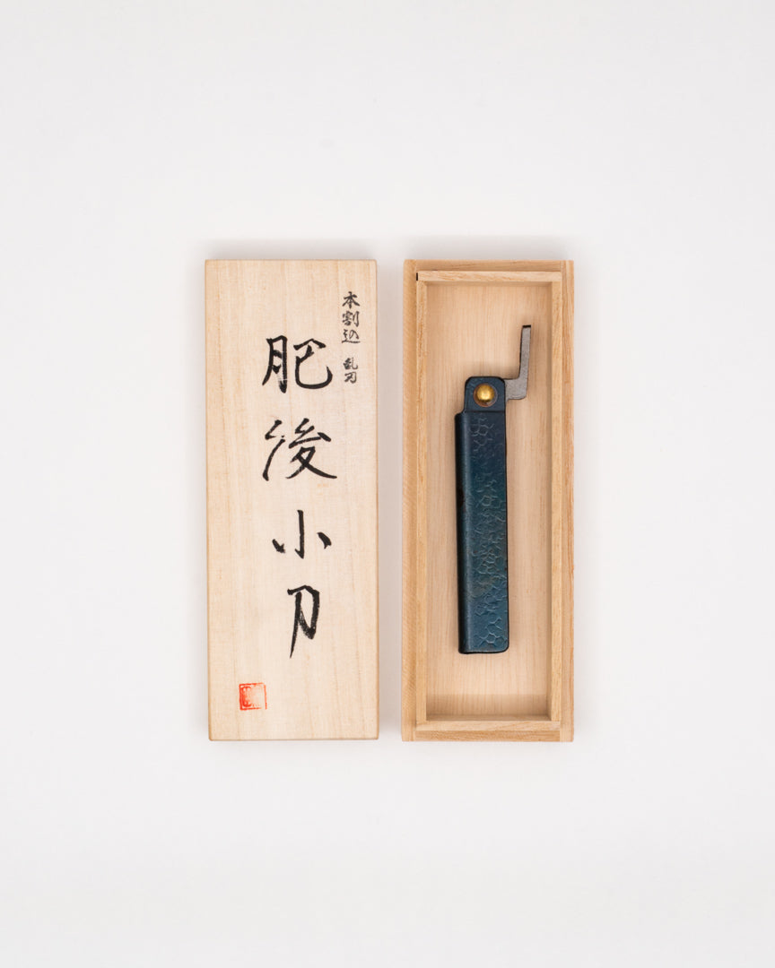 TOMITA White Steel Kengata Higo Kniv, Medium 75 mm tomatosharp