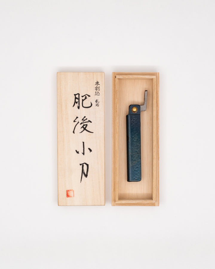 TOMITA White Steel Kengata Higo Kniv, Medium 75 mm tomatosharp