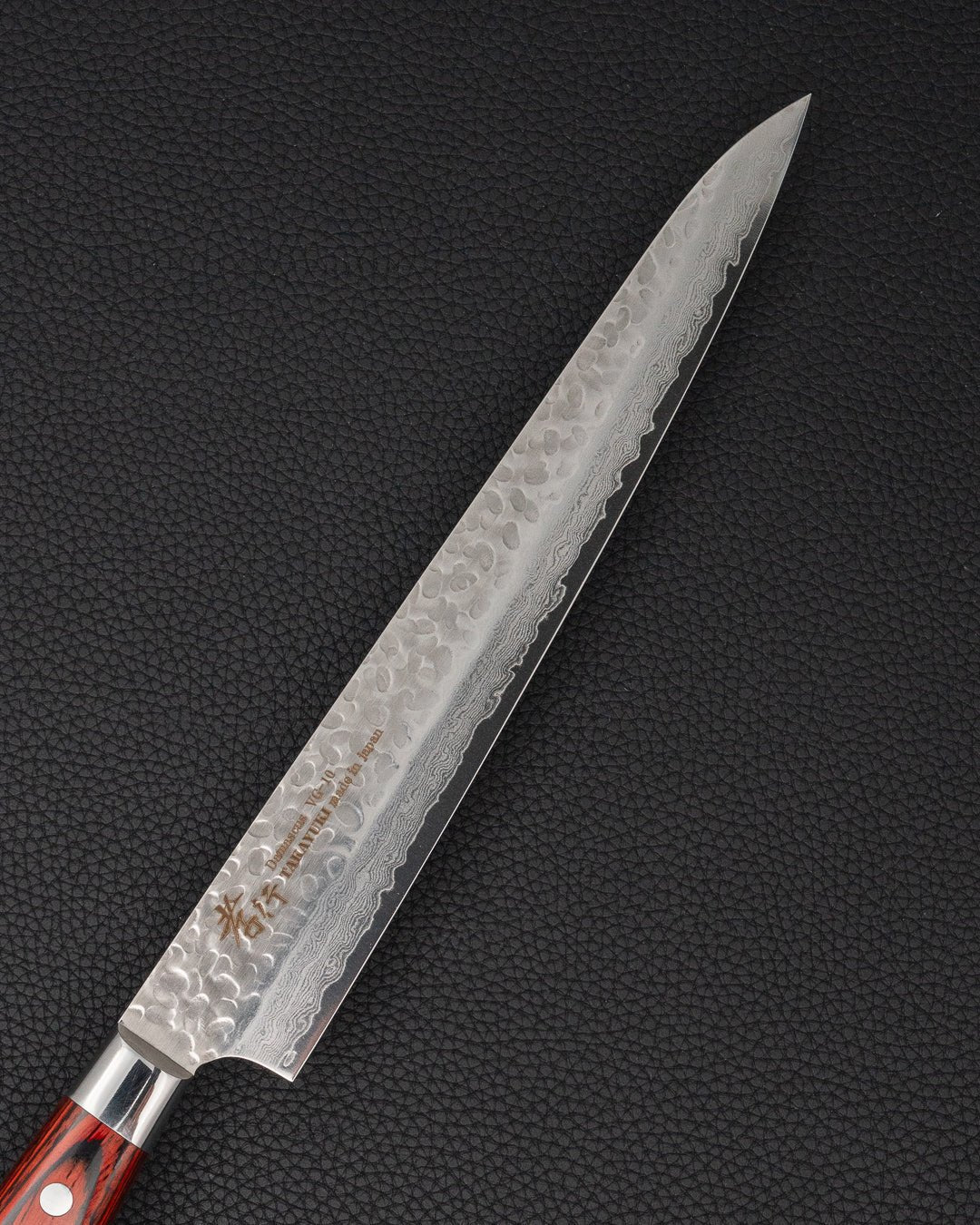 Trancheringskniv 240 mm, SAKAI TAKAYUKI VG10 Damascus Sujihiki Sakai Takayuki