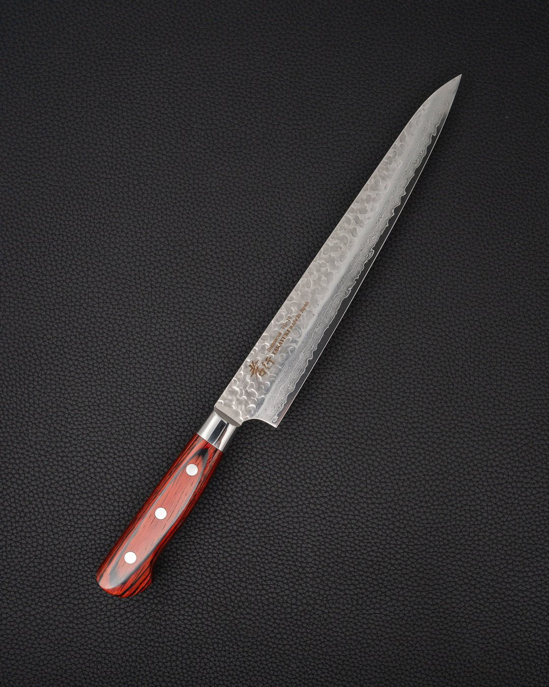 Trancheringskniv 240 mm, SAKAI TAKAYUKI VG10 Damascus Sujihiki Sakai Takayuki