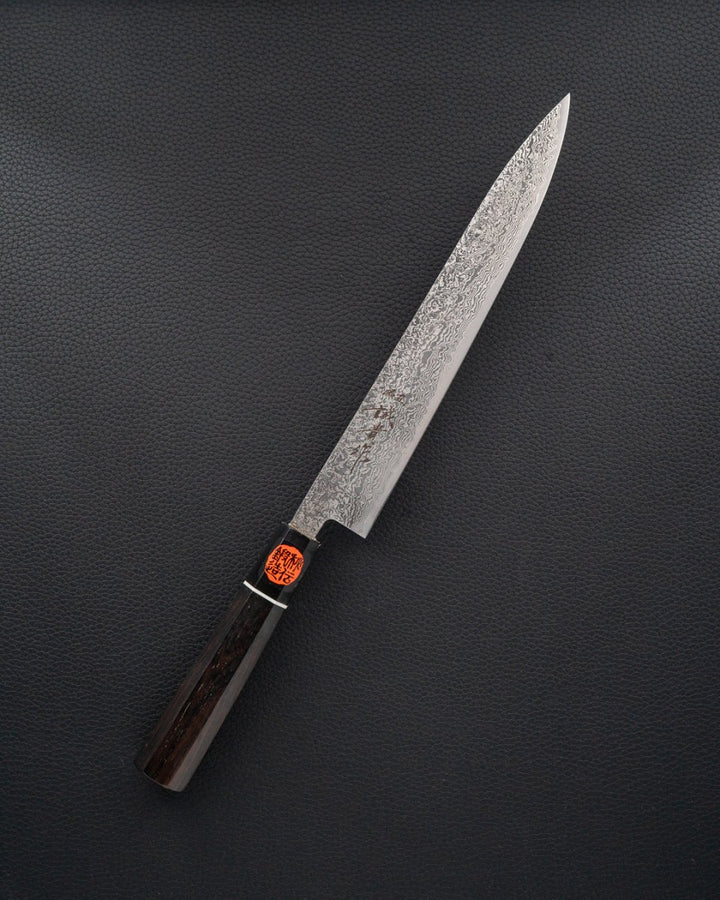 SHIGEKI TANAKA SG2 Damascus Sujihiki 240 mm tomatosharp