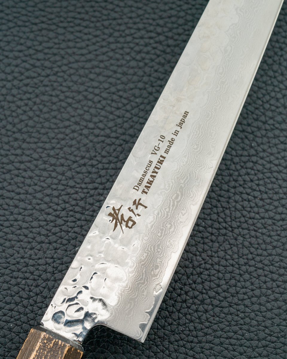 Sakai Takayuki VG10 Damascus Sumi Sujihiki 240 mm tomatosharp
