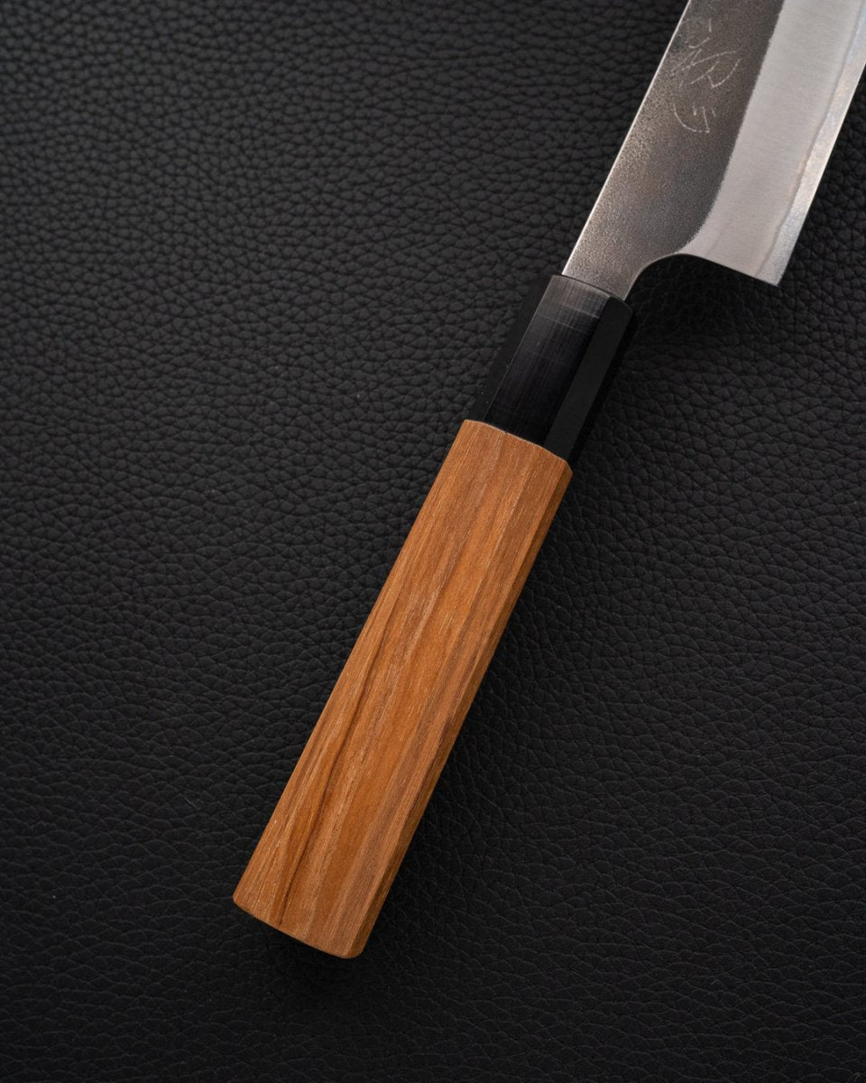YOSHIKANE HAMONO White2 Kuro Nashiji Sujihiki 240 mm tomatosharp