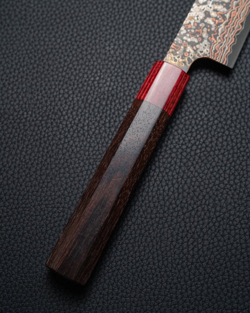 TAKESHI SAJI Rainbow Damascus Sujihiki 270 mm tomatosharp