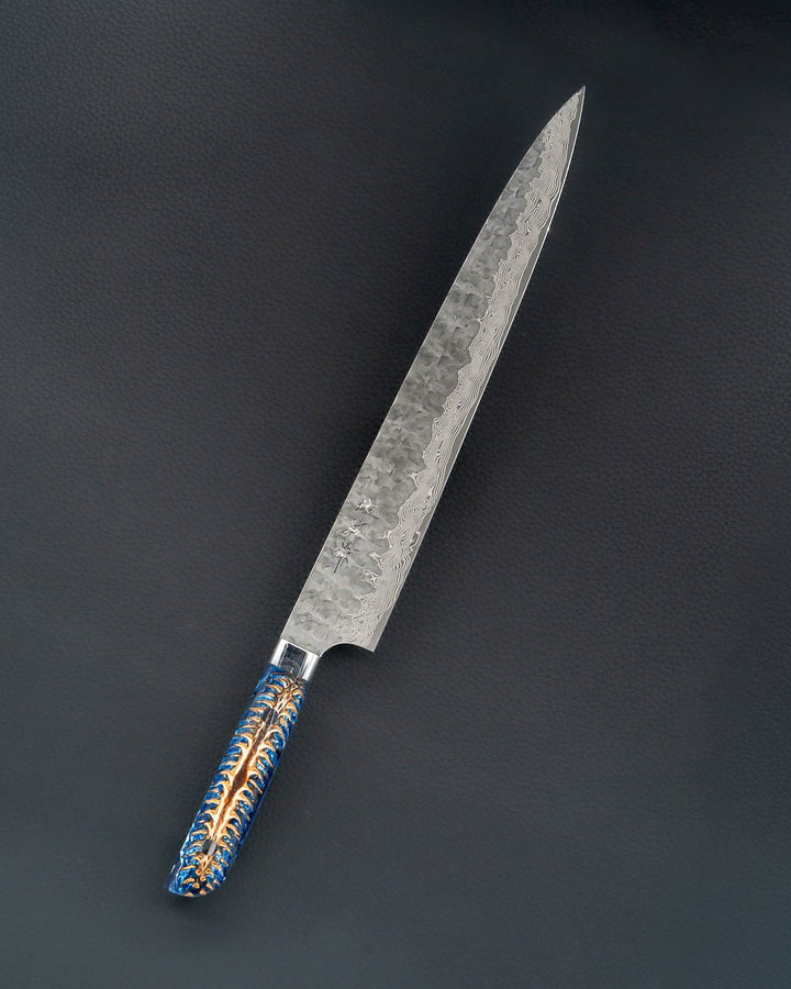 TAKESHI SAJI V10 Cross Blue Pine Sujihiki 270 mm Takeshi Saji