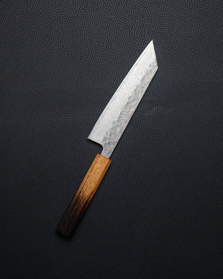 TSUNEHISA Tsuchime Damascus Burnt Oak Bunka 170 mm