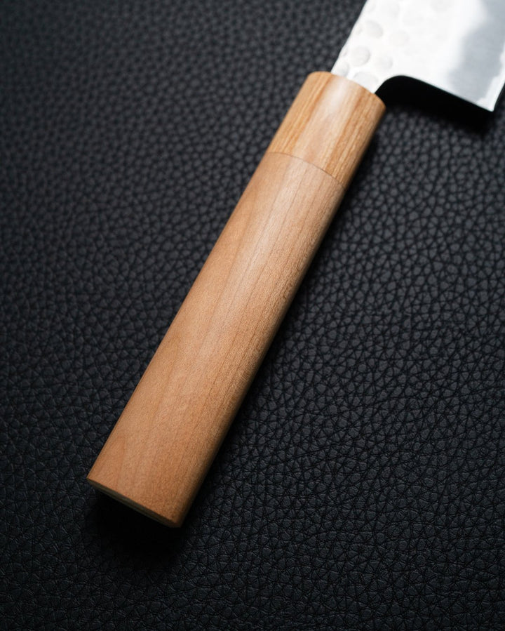 TSUNEHISA Tsuchime Shirogami Santoku 180 mm