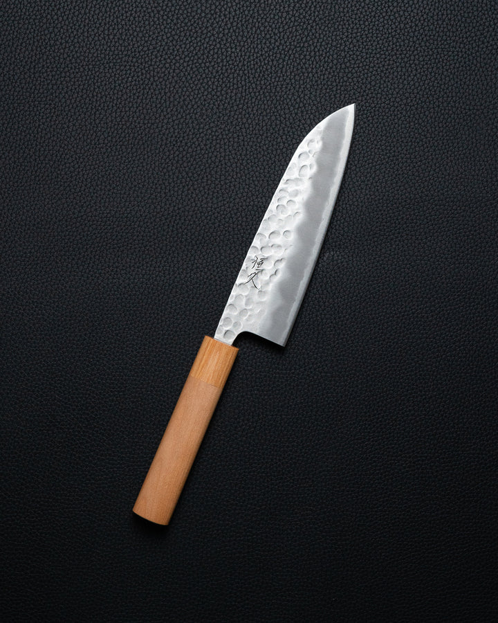 TSUNEHISA Tsuchime Shirogami Santoku 180 mm