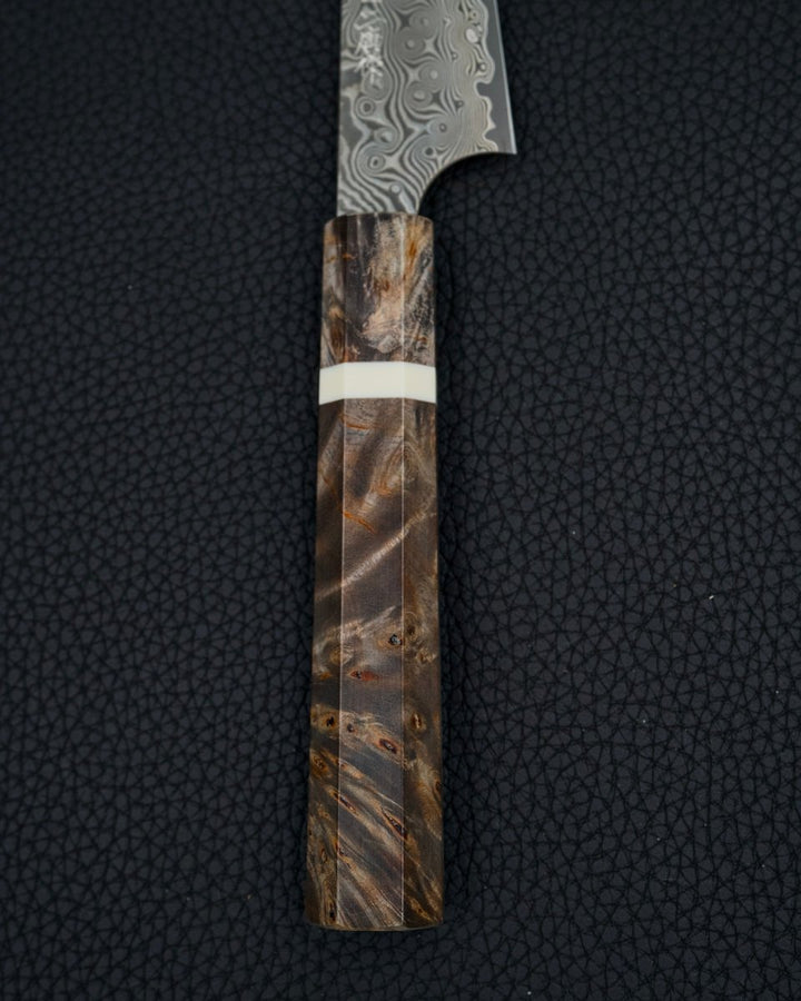 NIGARA HAMONO Anmon SG2 Raindrop Damascus Petty 120 mm tomatosharp