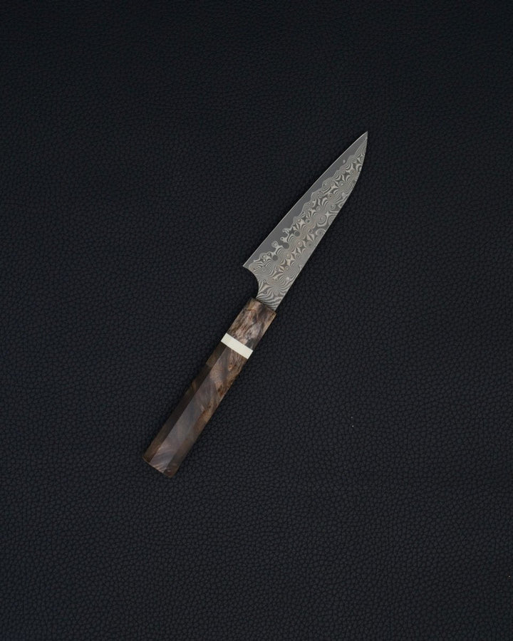 NIGARA HAMONO Anmon SG2 Raindrop Damascus Petty 120 mm tomatosharp