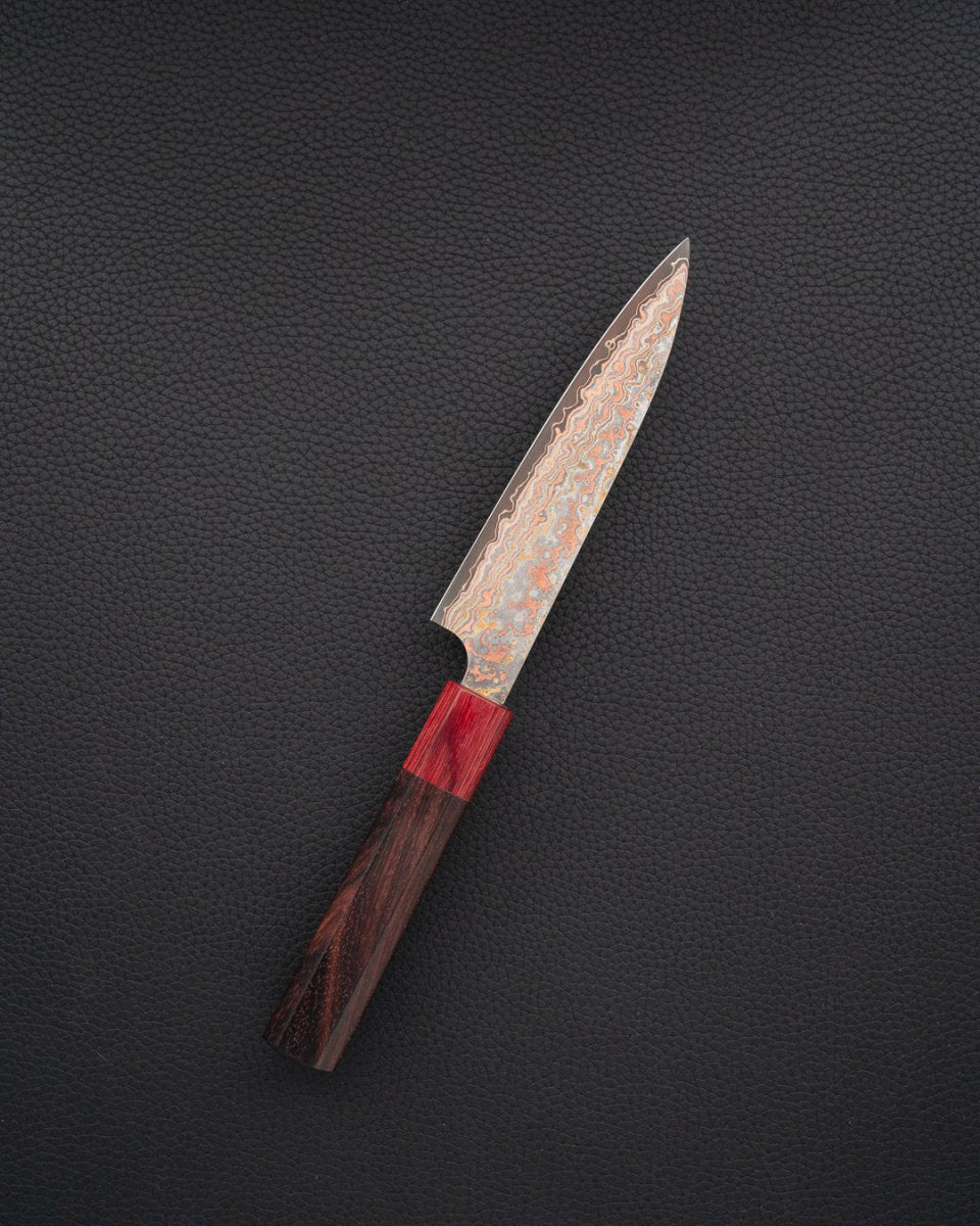 TAKESHI SAJI V10 Rainbow Nashiji Petty 130 mm tomatosharp