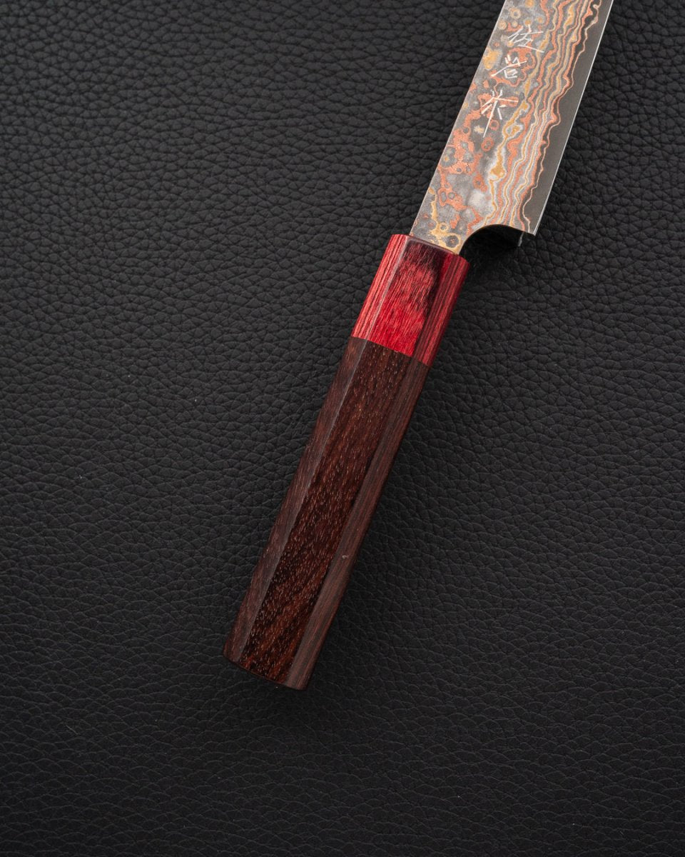 TAKESHI SAJI V10 Rainbow Nashiji Petty 130 mm tomatosharp