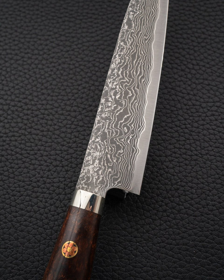 SHIGEKI TANAKA SG2 Damascus Ironwood Petty 135 mm tomatosharp