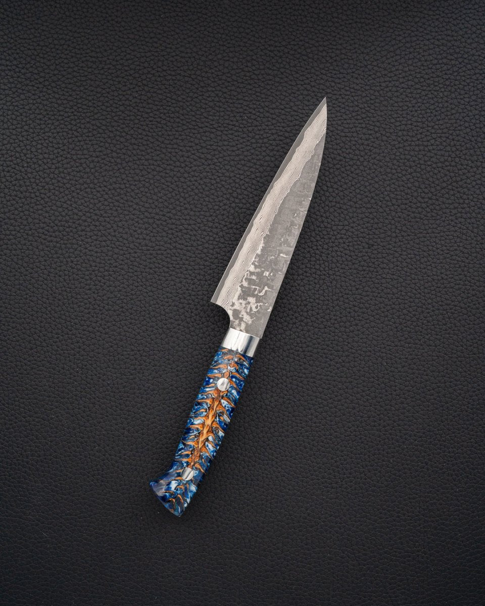 TAKESHI SAJI V10 Cross Blue Pine Petty 135mm tomatosharp