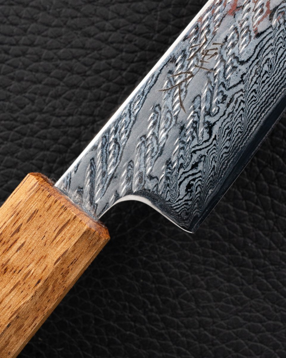 TSUNEHISA Nawame A10 Burnt Oak Petty 135 mm tomatosharp