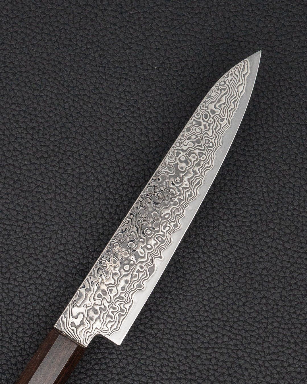 Universalkniv 150 mm, HATSUKOKORO Ryuhyo SG2 Kurozome Damascus Petty Hatsukokoro