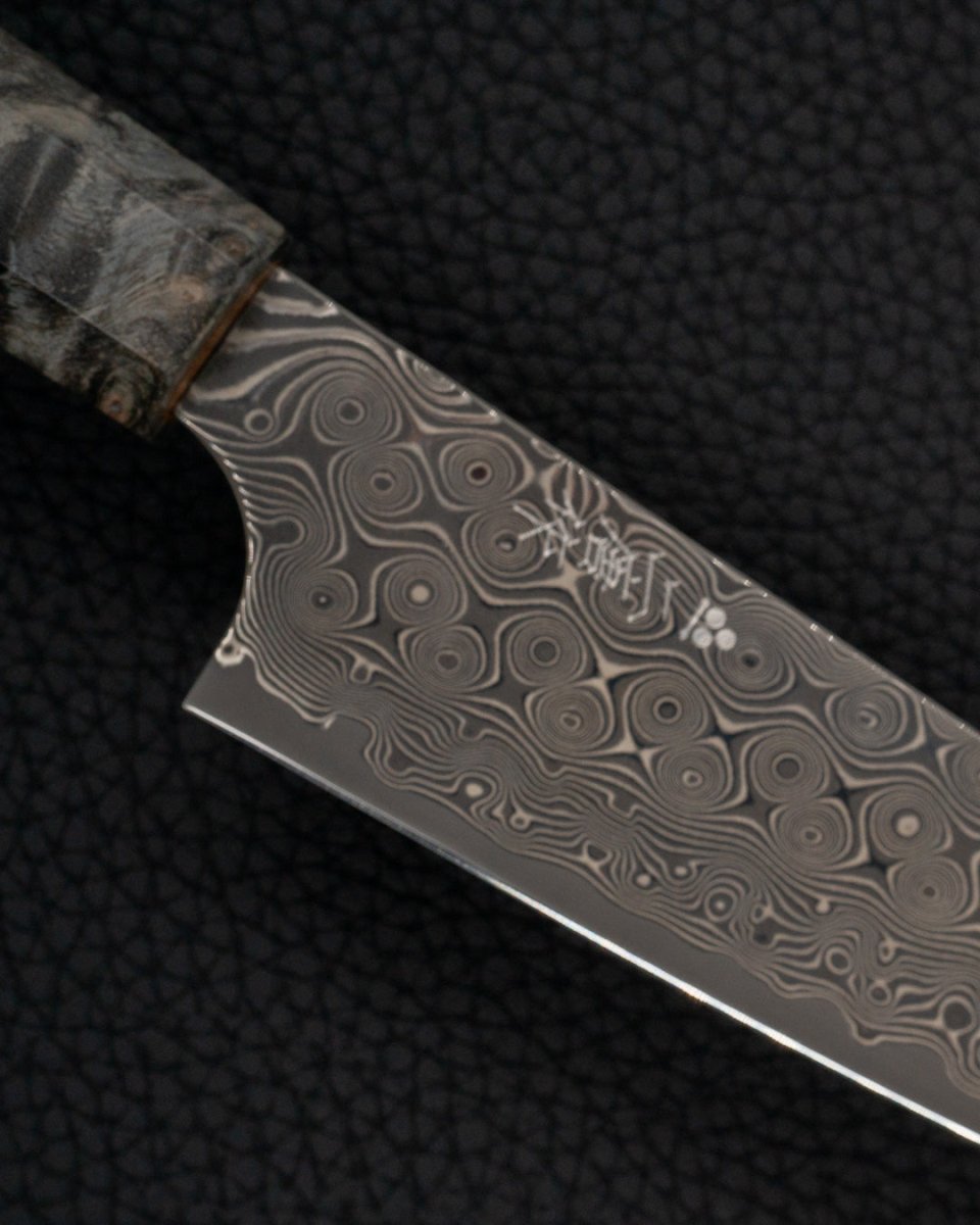 NIGARA HAMONO Anmon SG2 Damascus Petty 150 mm tomatosharp