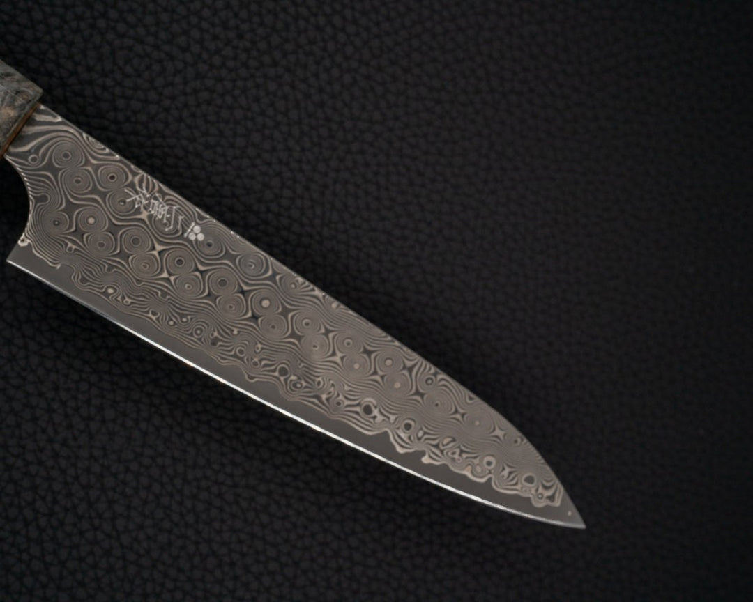 NIGARA HAMONO Anmon SG2 Damascus Petty 150 mm tomatosharp
