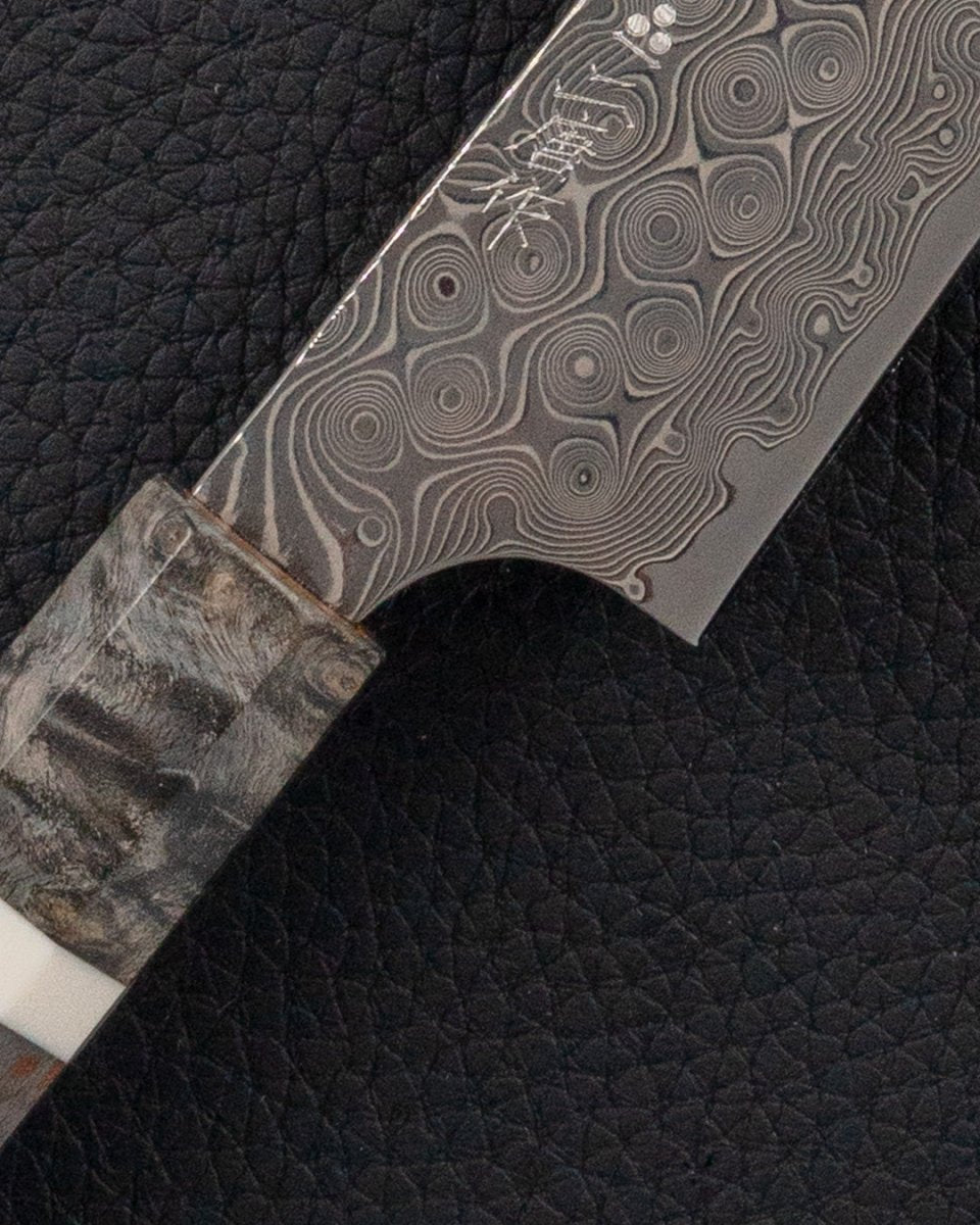 NIGARA HAMONO Anmon SG2 Damascus Petty 150 mm tomatosharp